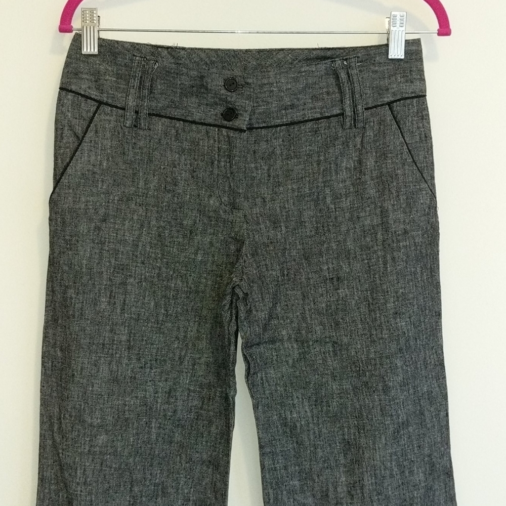 BCX dress pants grey black Pockets